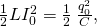 \frac{1}{2}L{I}_{0}^{2}=\frac{1}{2}\phantom{\rule{0.2em}{0ex}}\frac{{q}_{0}^{2}}{C},