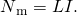 Rendered by QuickLaTeX.com N{\text{Φ}}_{\text{m}}=LI.