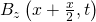 {B}_{z}\left(x+\frac{\text{Δ}x}{2},t\right)