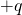 Rendered by QuickLaTeX.com \text{+}q