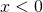 Rendered by QuickLaTeX.com x<0