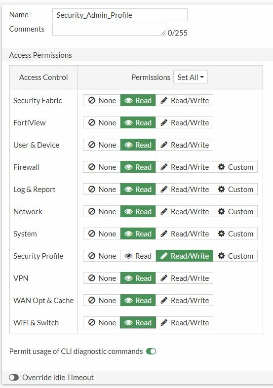 Create a custom profile