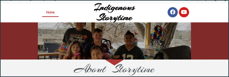 Indigenous Storytime banner.