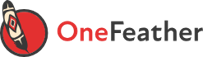 OneFeather logo.