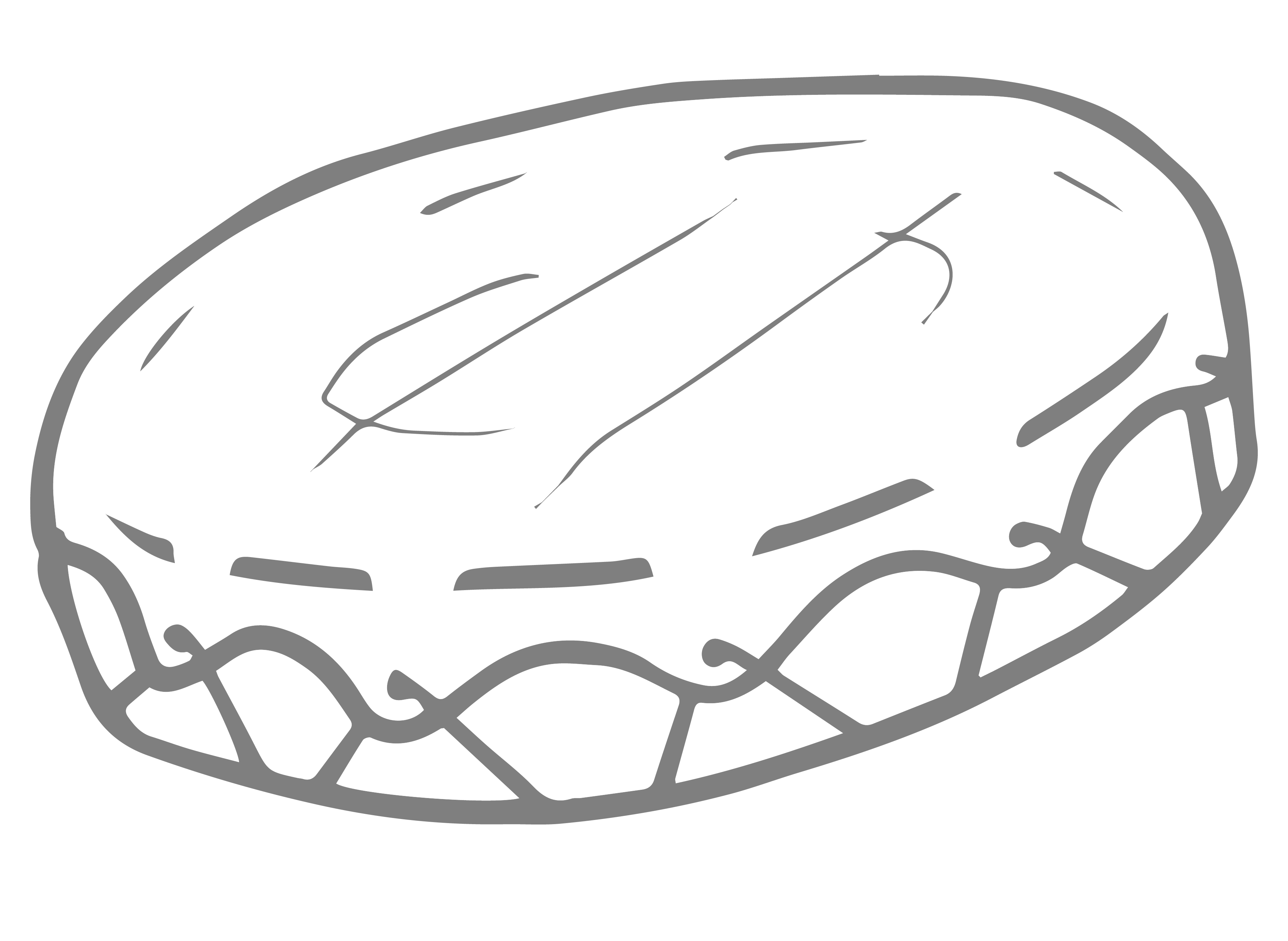 A line drawing of a drum.